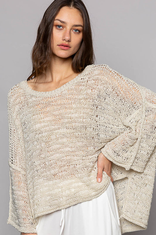 Relaxed Crochet Sweater