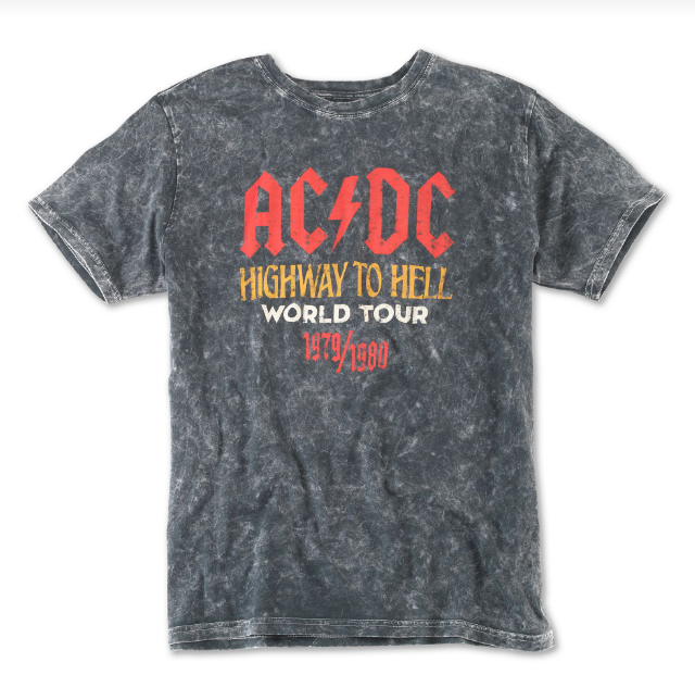 ACDC Mineral Washed Tee