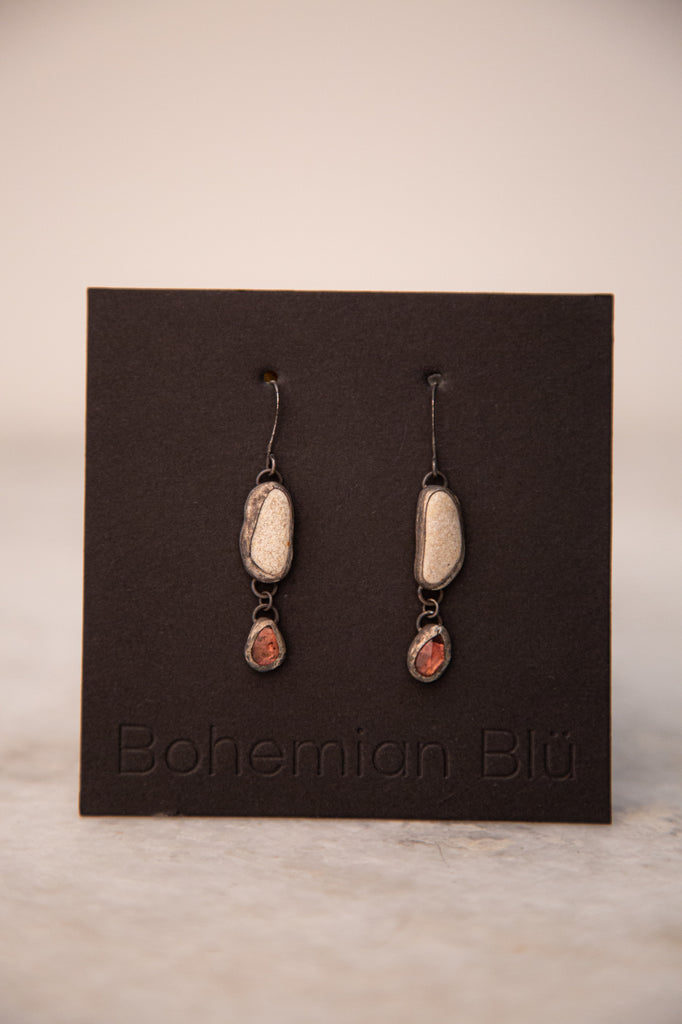 Bohemian Blu | Tourmaline & Stone Earrings