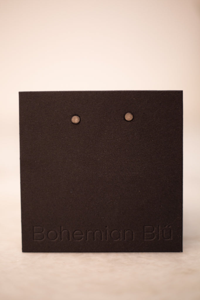 Bohemian Blu | Small Circle Stud Earrings
