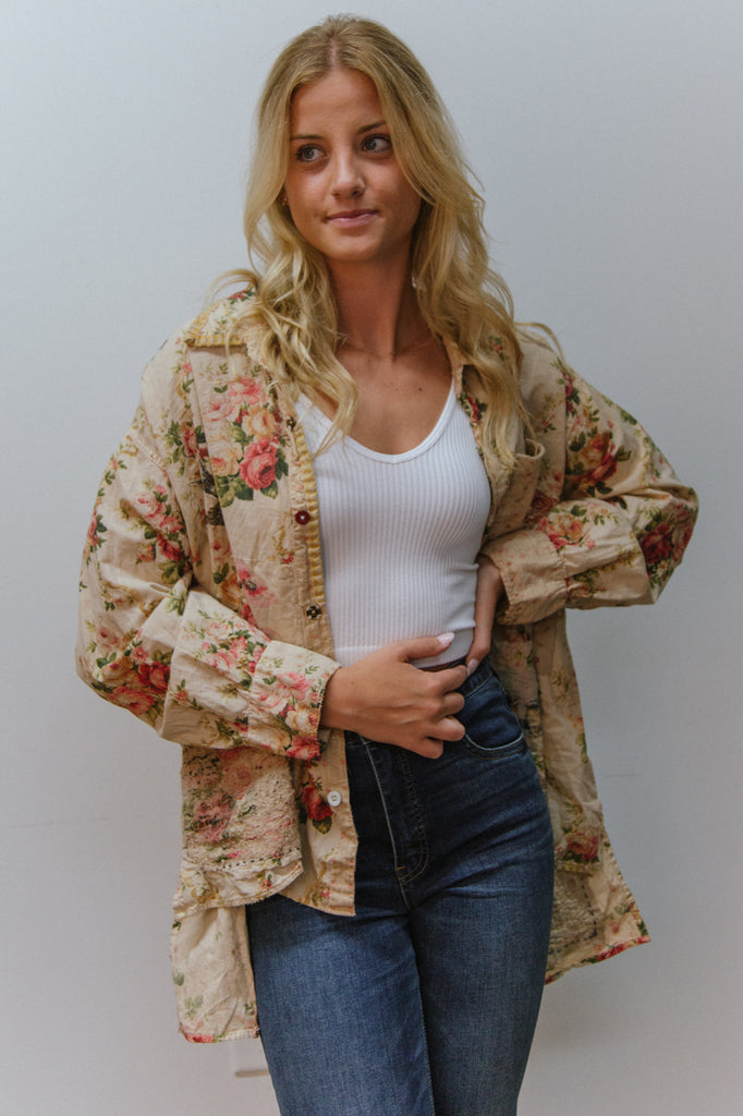 Magnolia Pearl | Floral Laily Western Shirt