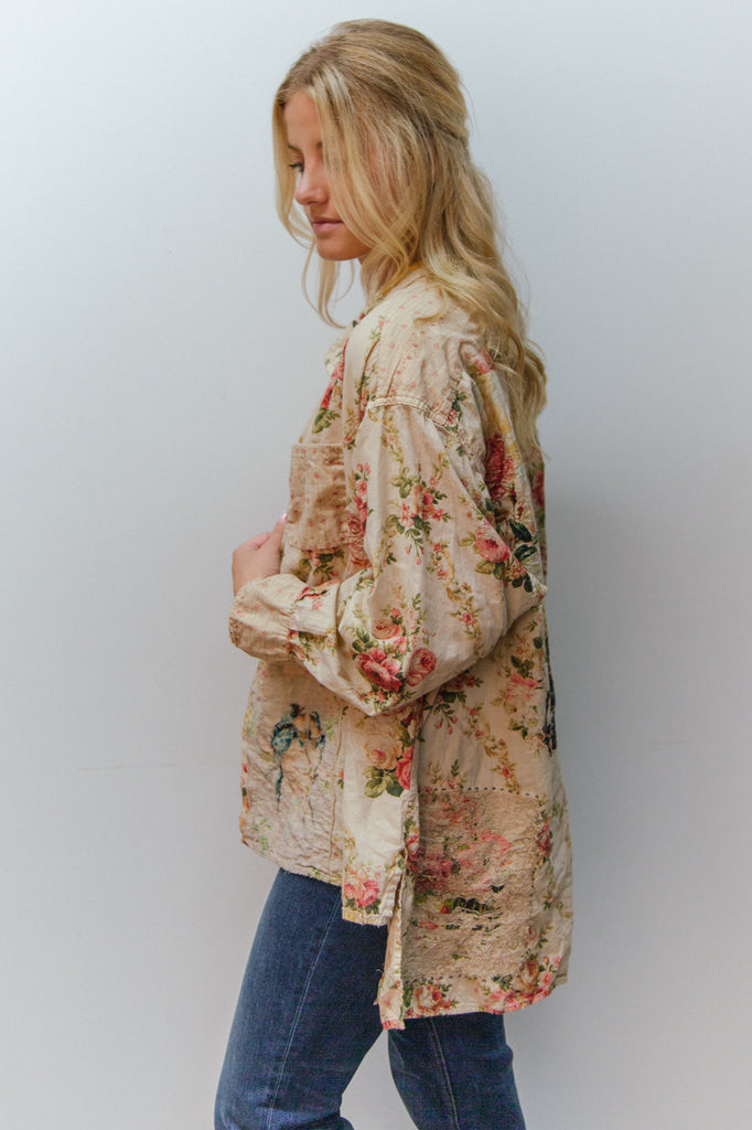 Magnolia Pearl | Floral Laily Western Shirt