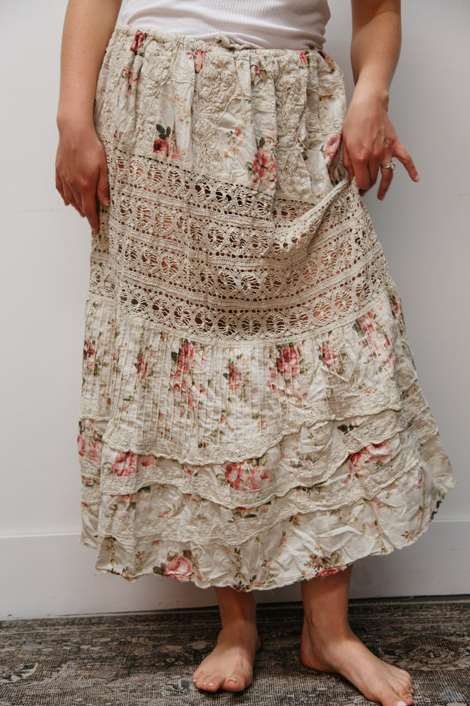 Magnolia Pearl | Floral Ada Lovelace Skirt