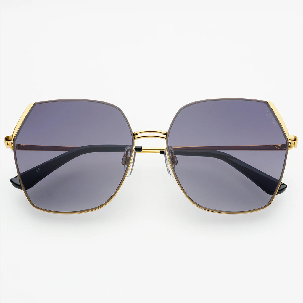 Chelsie Gold and Gray Sunglasses