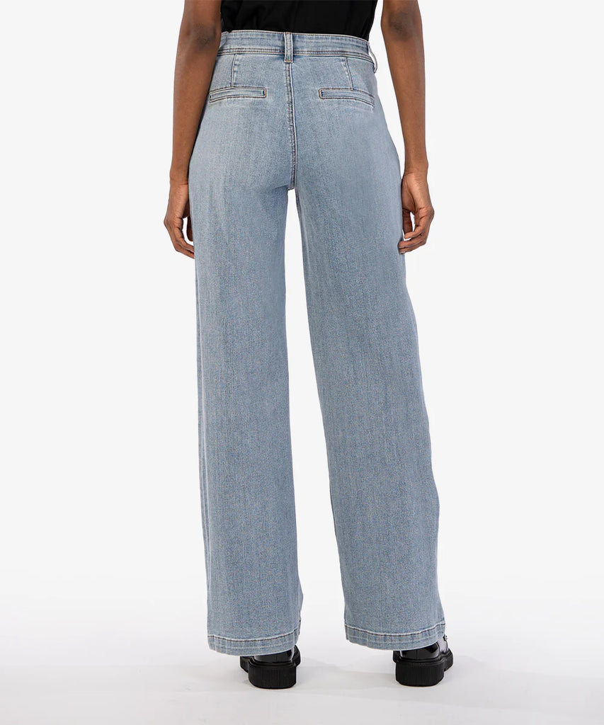 KUT | Jean High Rise Wide Leg Inseam