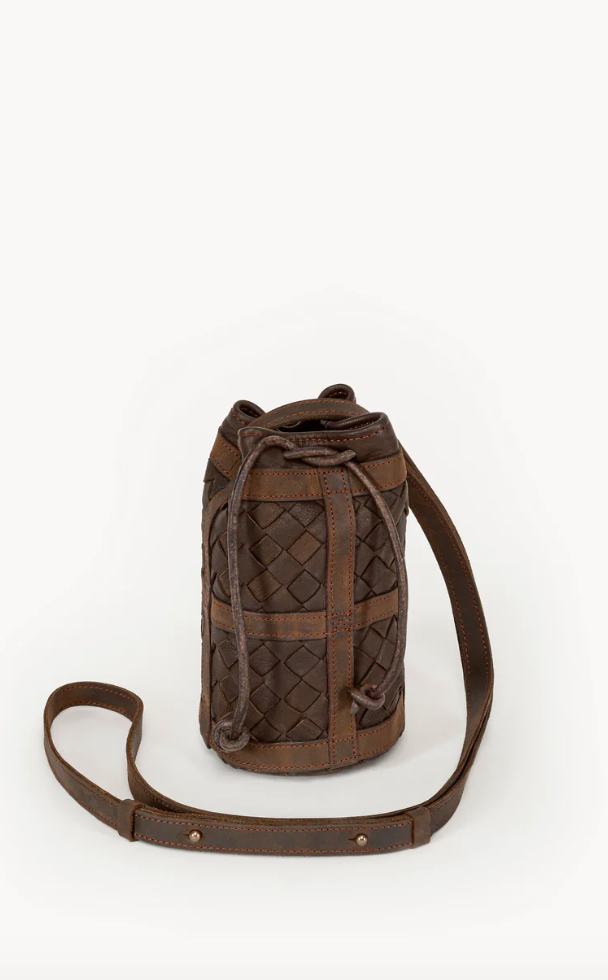 Deux Mains | Essential Mini Bucket Bag - Dark Brown