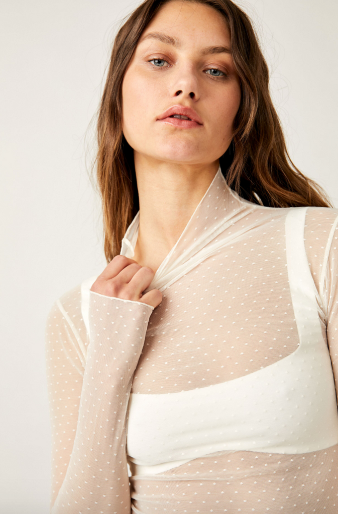 Free People | On the Dot Layering - White