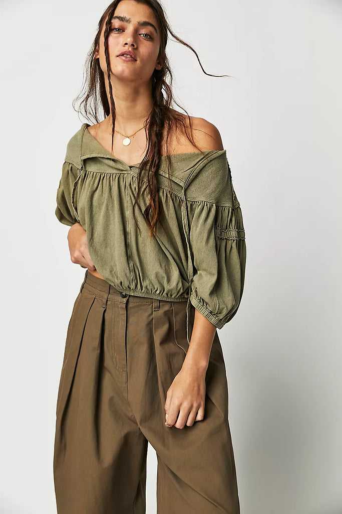 Free People | No Good Alone Tee - Willow