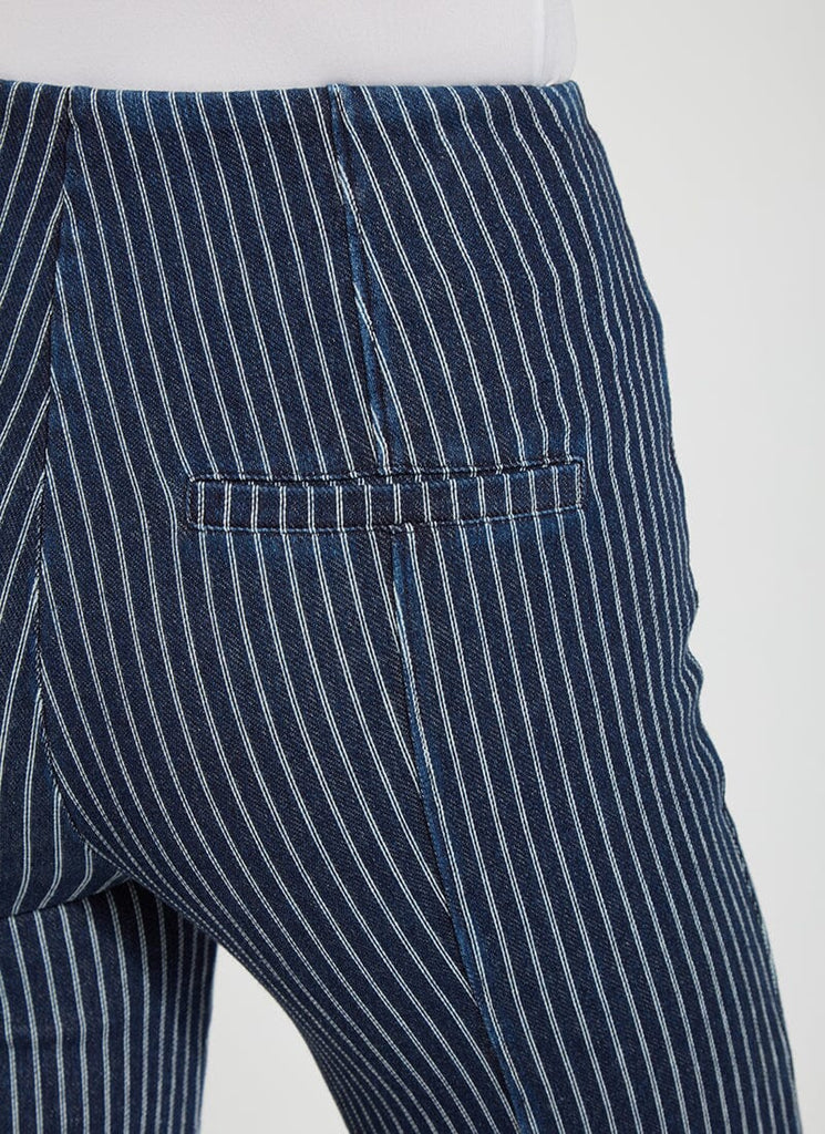 Denim Trouser Pattern - Pinstripe