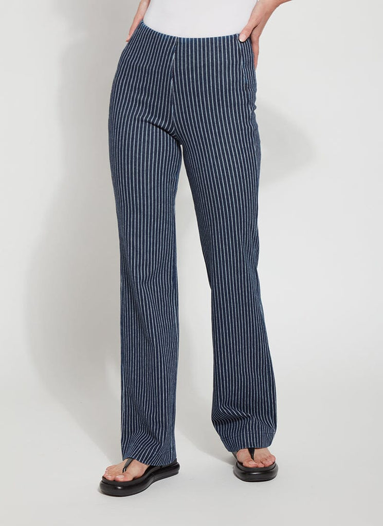 Denim Trouser Pattern - Pinstripe